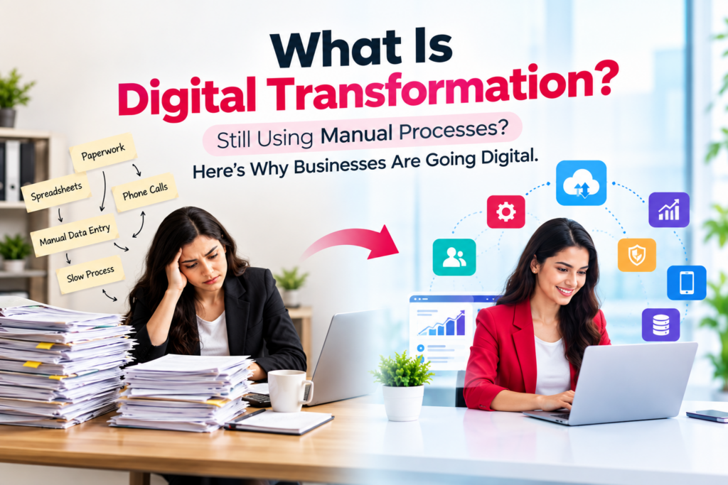 What Is Digital Transformation? Still Using Manual Processes? Here's Why Businesses Are Going Digital.