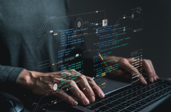 Website design and development workspace